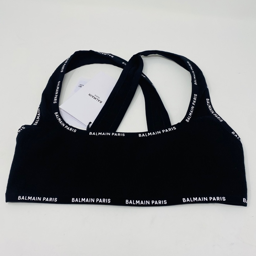 BALMAIN**Black Logo Sportsbra**$225 - Picture 4 of 8